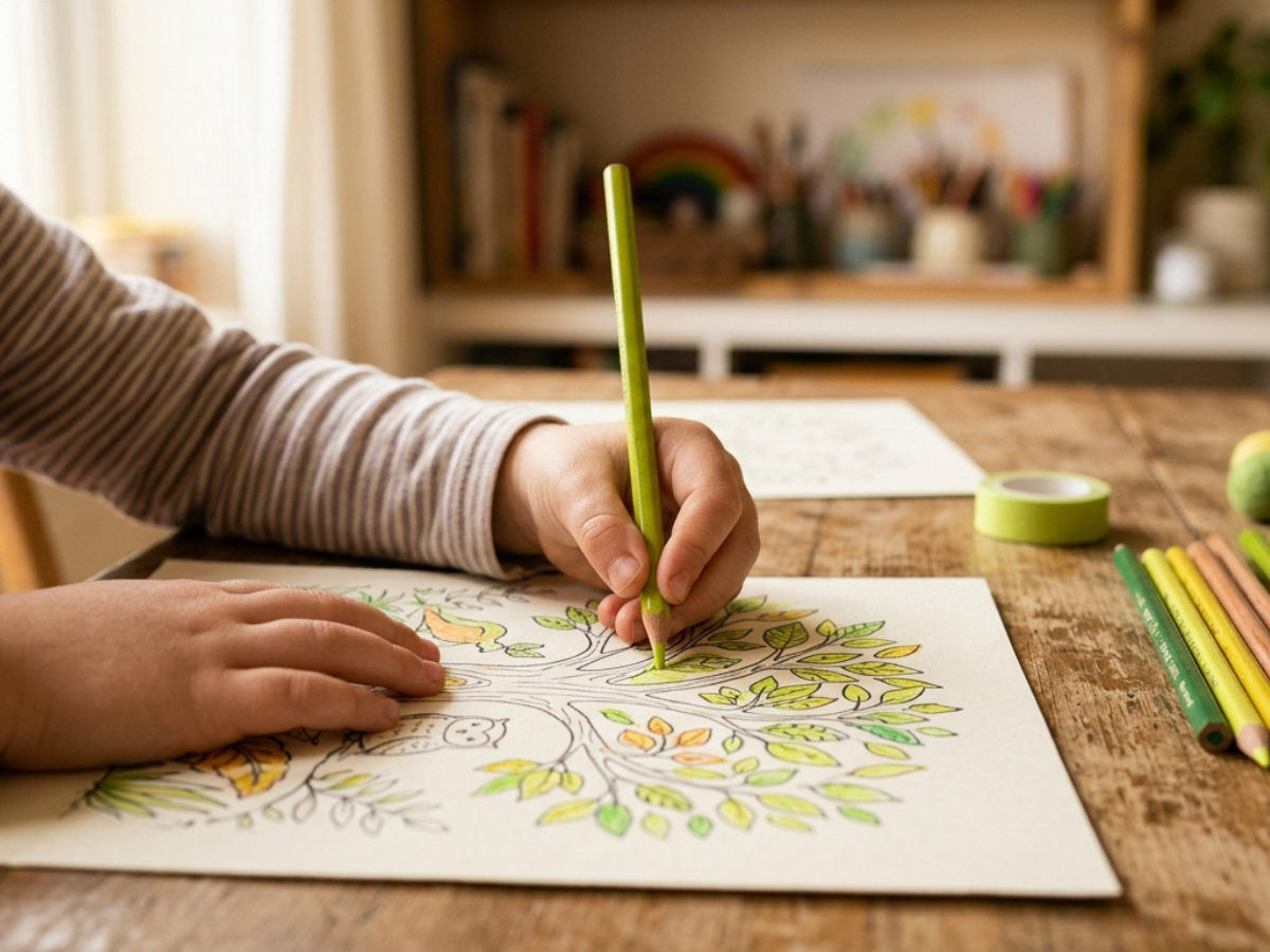 A closer look at Kids' arts and crafts: coloring pages, creative workshops and hands-on activities for children